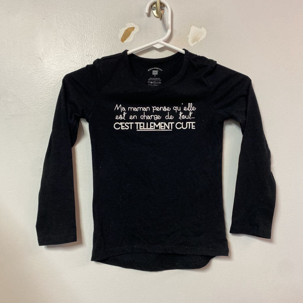 T shirt manches longues -7 ans