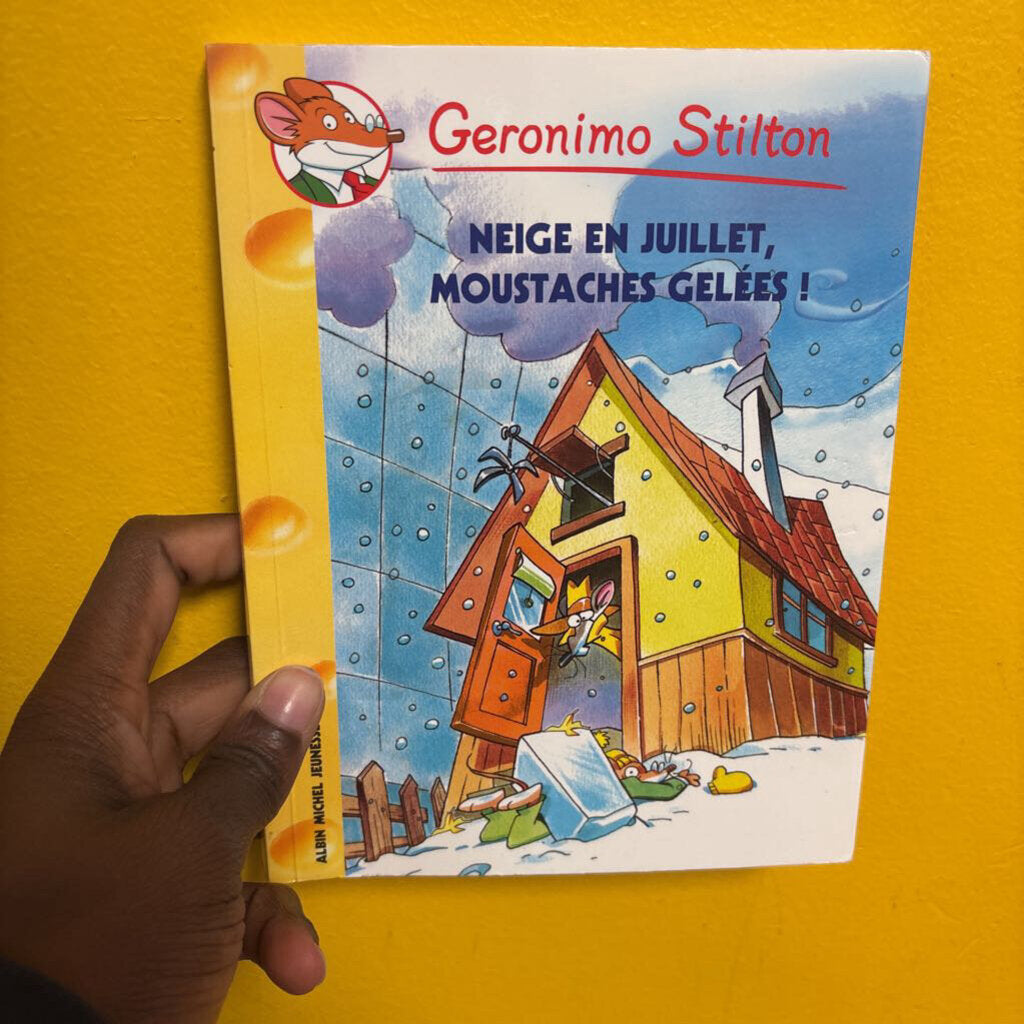 Geronimo Stilton - Neige en Juillet Moustaches gelees Tome 51
