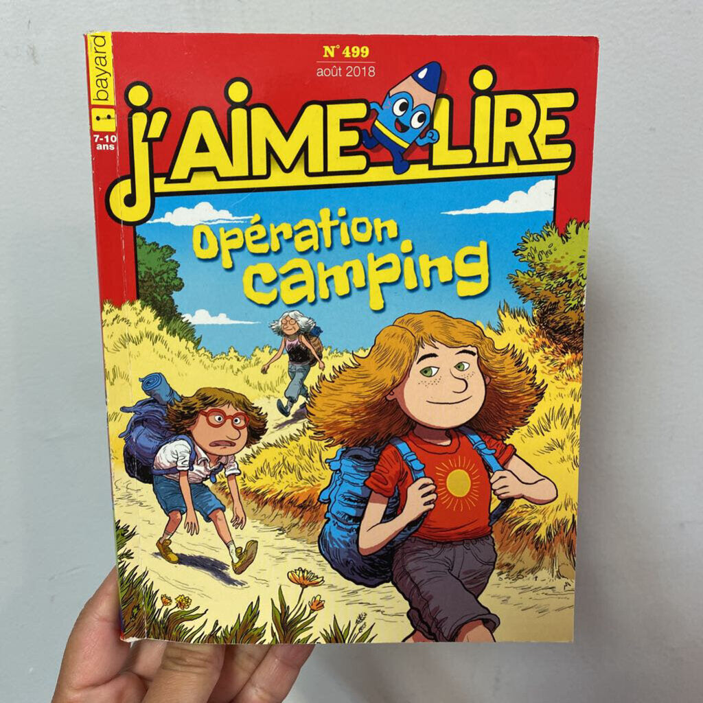 J'aime lire - Operation camping