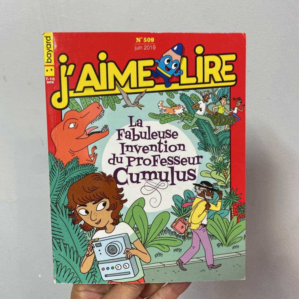 J'aime lire -La fabuleuse invention du professeur Cumulus