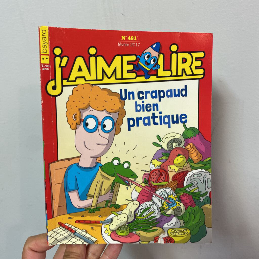 J'aime lire - Un crapaud bien pratiique