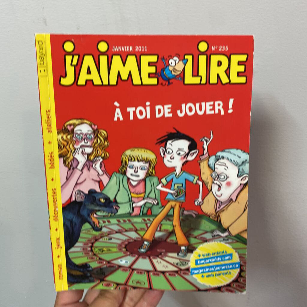 J'aime lire - A toi de jouer