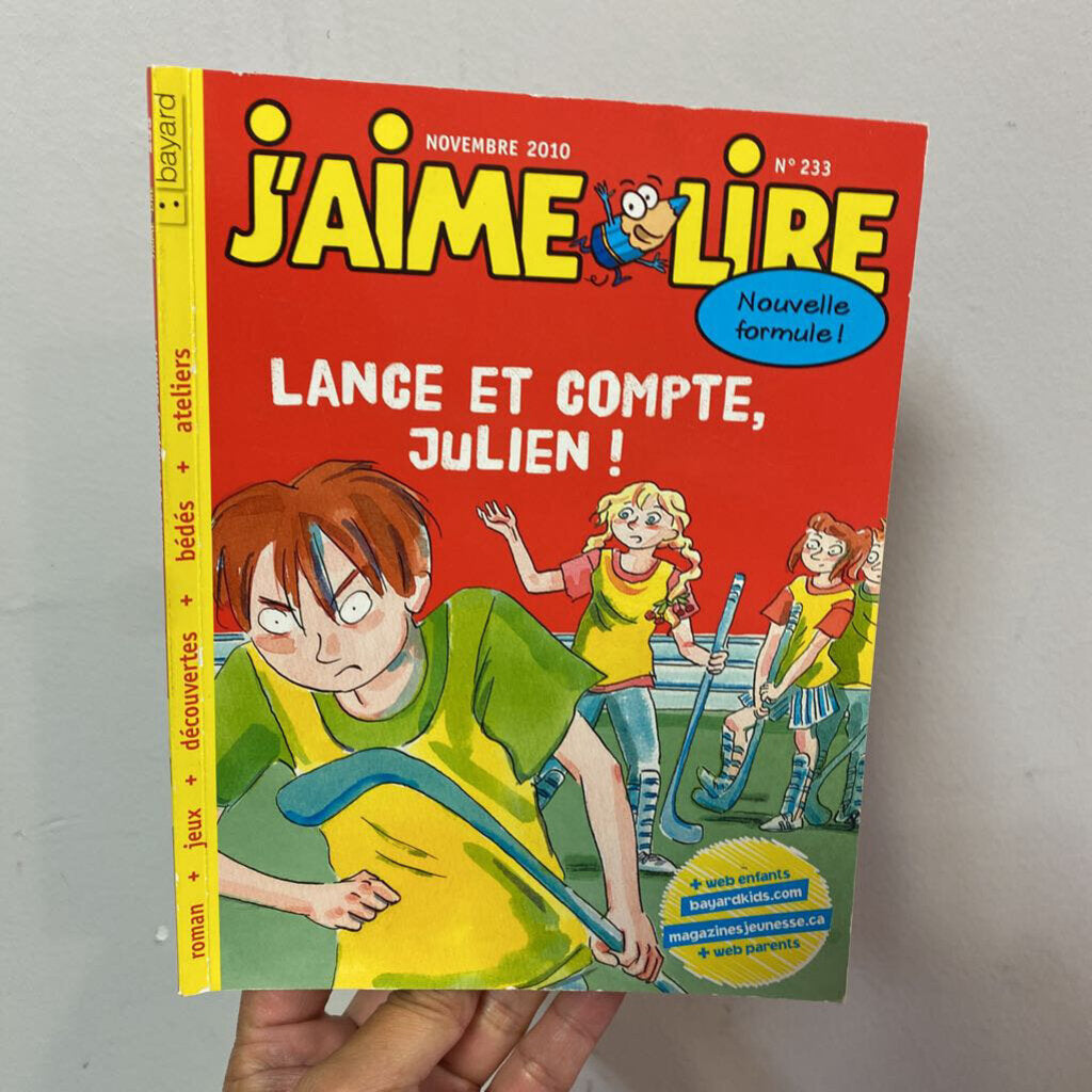 J'aime lire - Lance et compte Julien