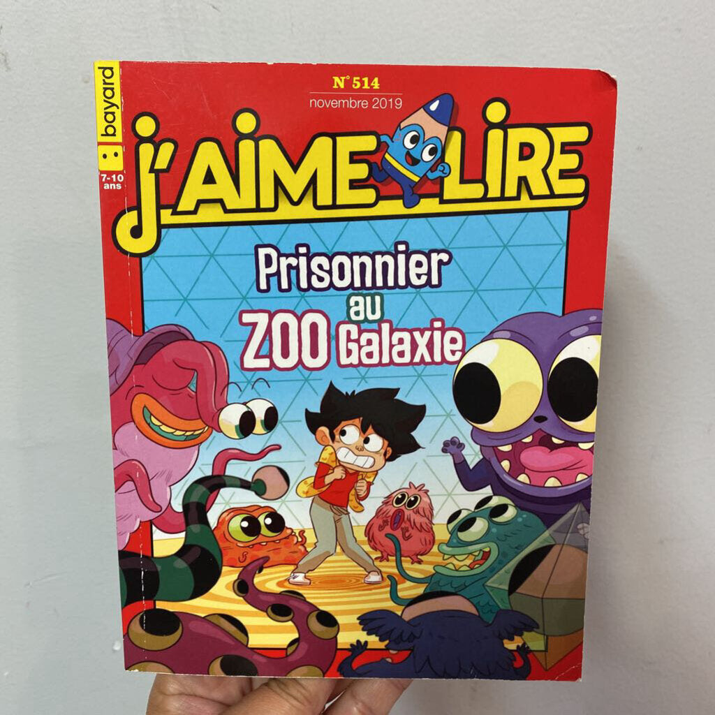 J'aime lire - Prisonnier au Zoo galaxie