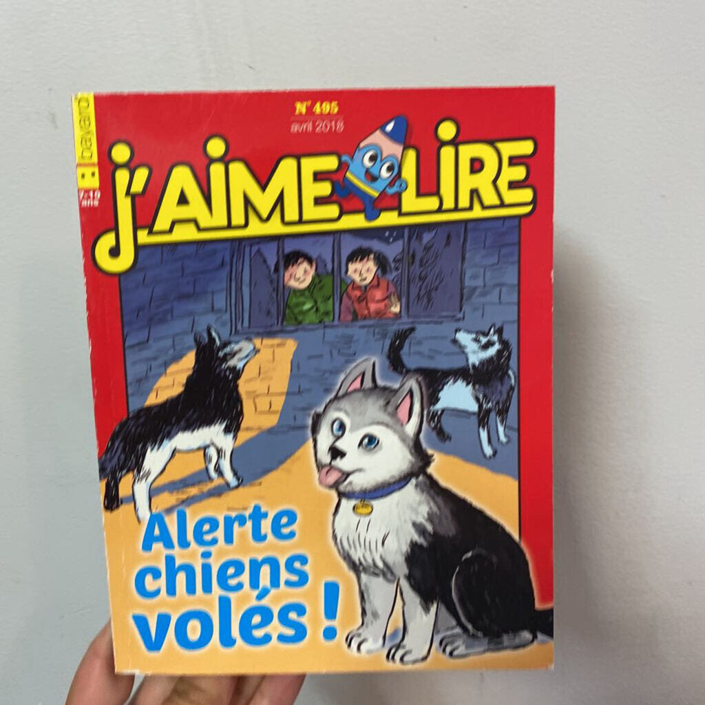 J'aime lire - Alerte chien voles