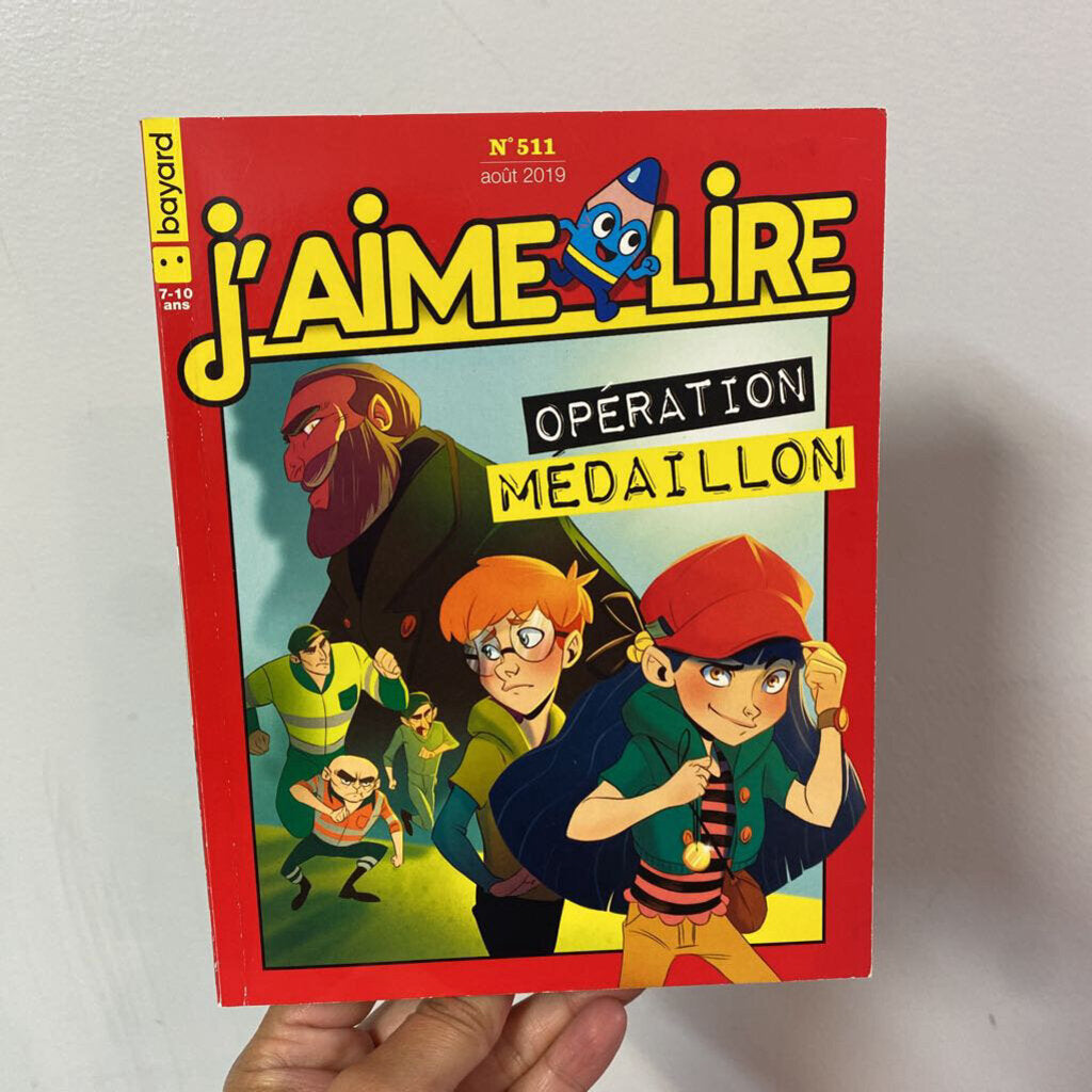 J'aime lire - Operation Medaillon