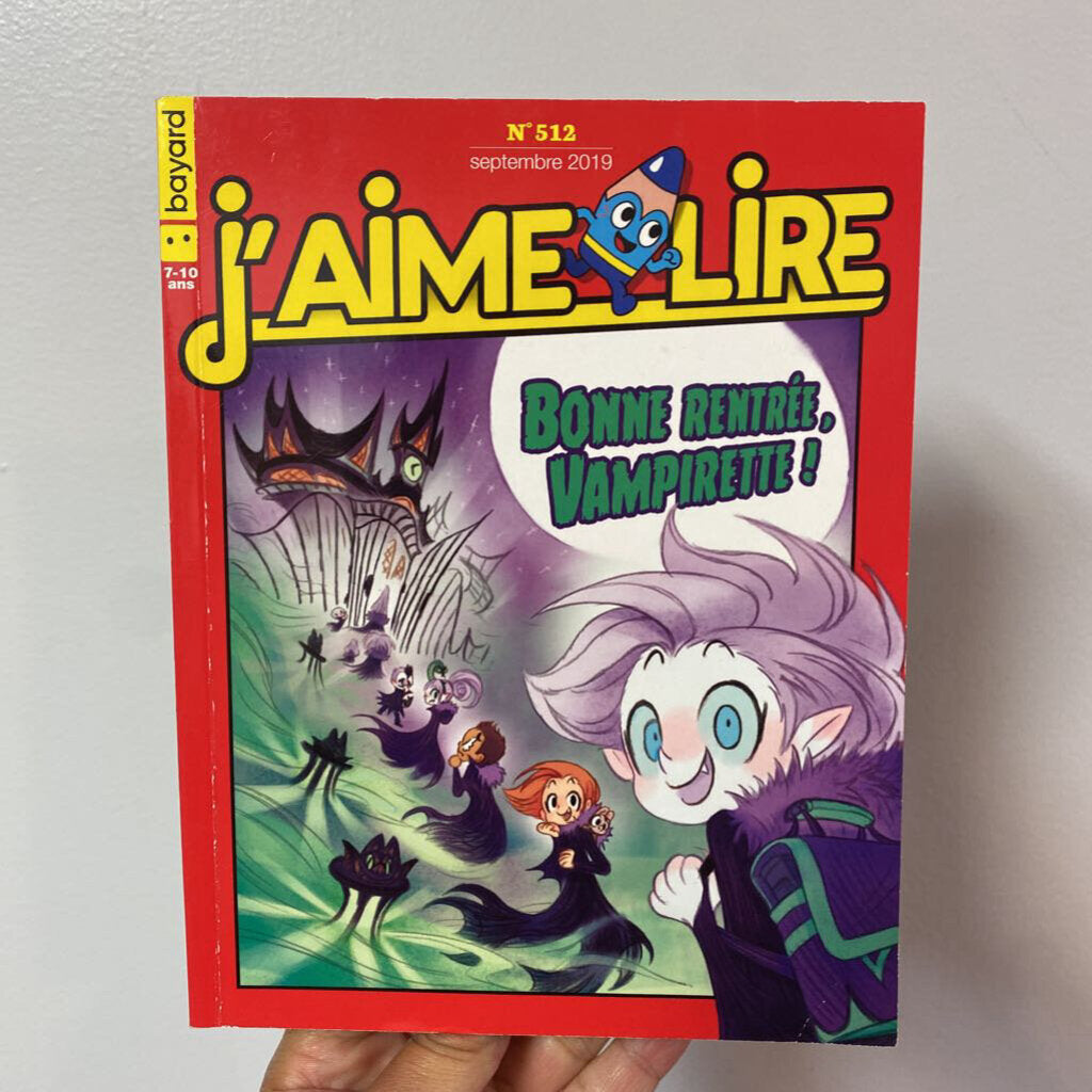 J'aime lire - Bonne rentree Vampirette