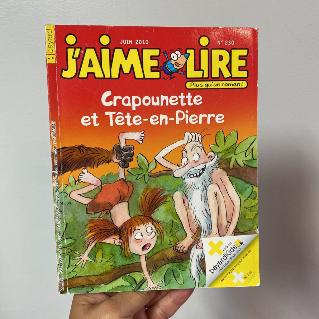 J'aime lire - Crapounette et tete en Pierre