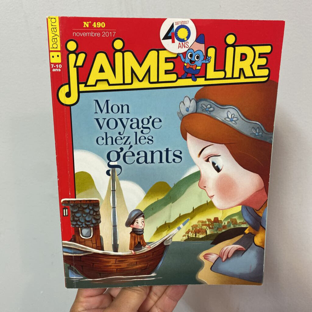 J'aime lire - Mon voyage chez les geants