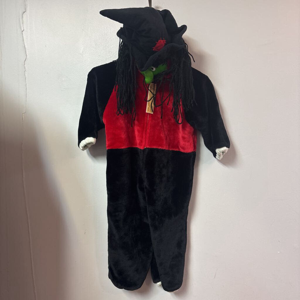 DEGUISEMENT 1 pc jumpsuit SORCIERE en peluche 3-4 ans