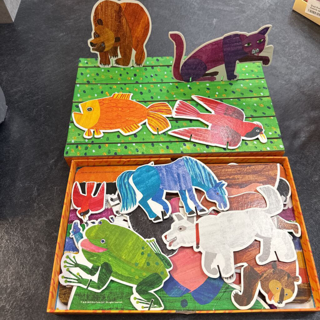 IMPECC jeu eductatif Stage & Play Brown Bear Brown Bear What Do You See?