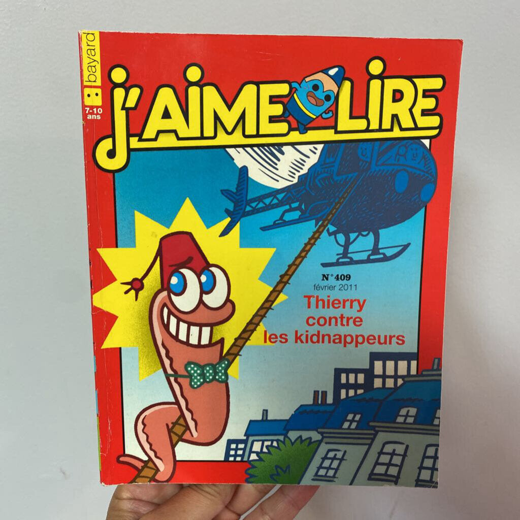 J aime lire thierry contre les didnappeurs