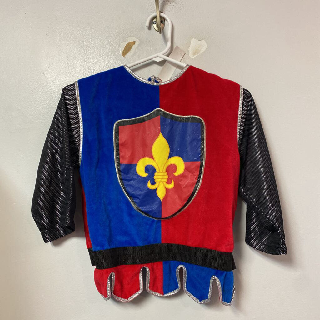 DEGUISEMENT 1 pc tunique CHEVALIER +-/ 4-6 ans