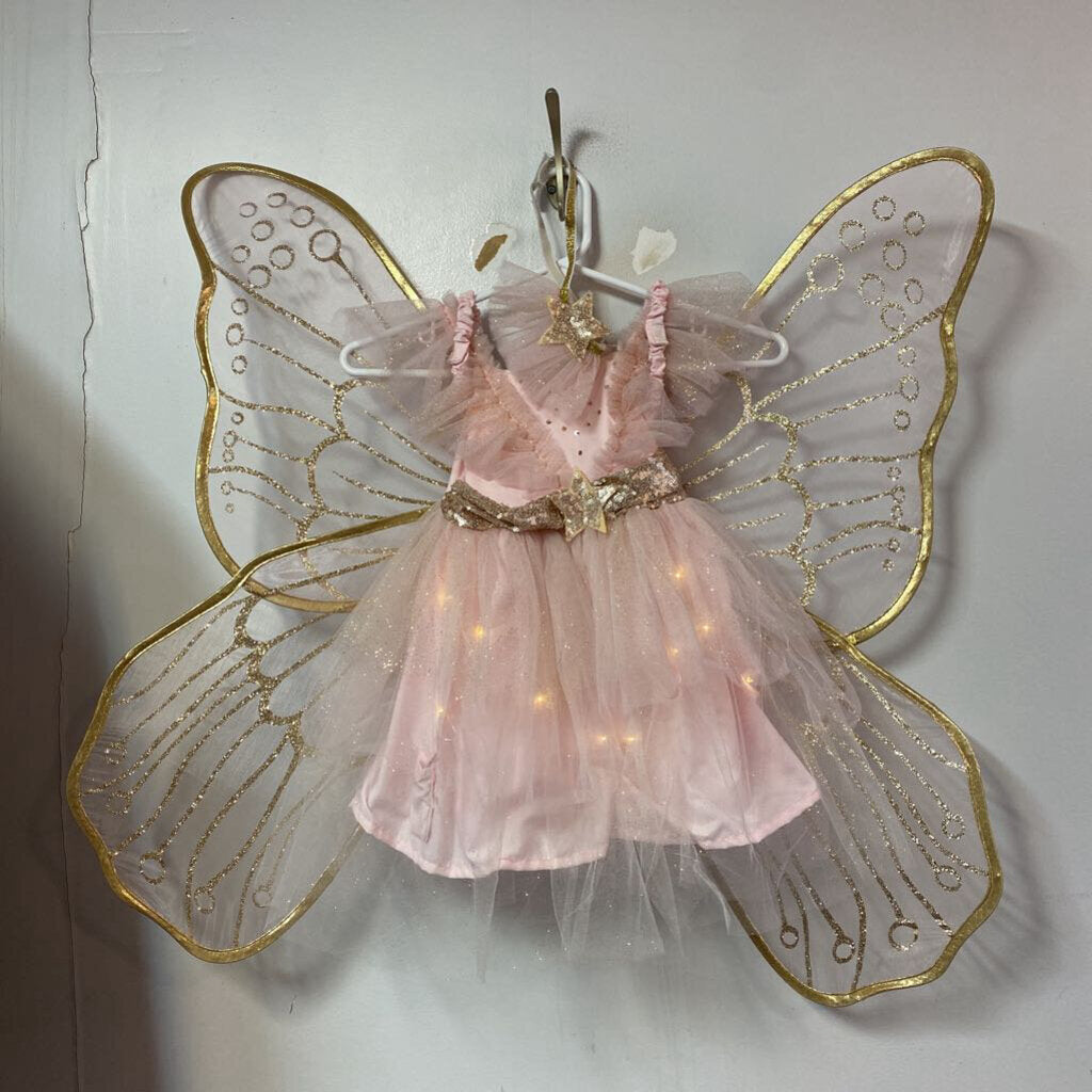 DEGUISEMENT HAUTE QUALITÉ - 3 pcs Robe + bandeau + ailes 3 ans
