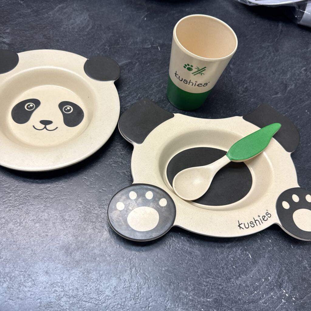 ensemble de 4 couverts en bambou