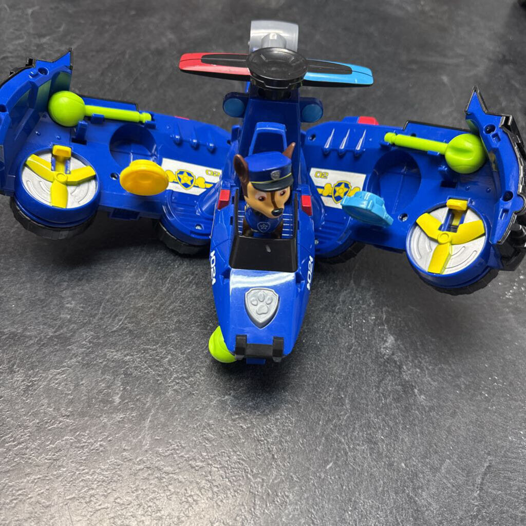 MOYEN Nouvelle generation - Helicoptere TRANSFORMABLE Pat Patrouille avec figurine CHESSE