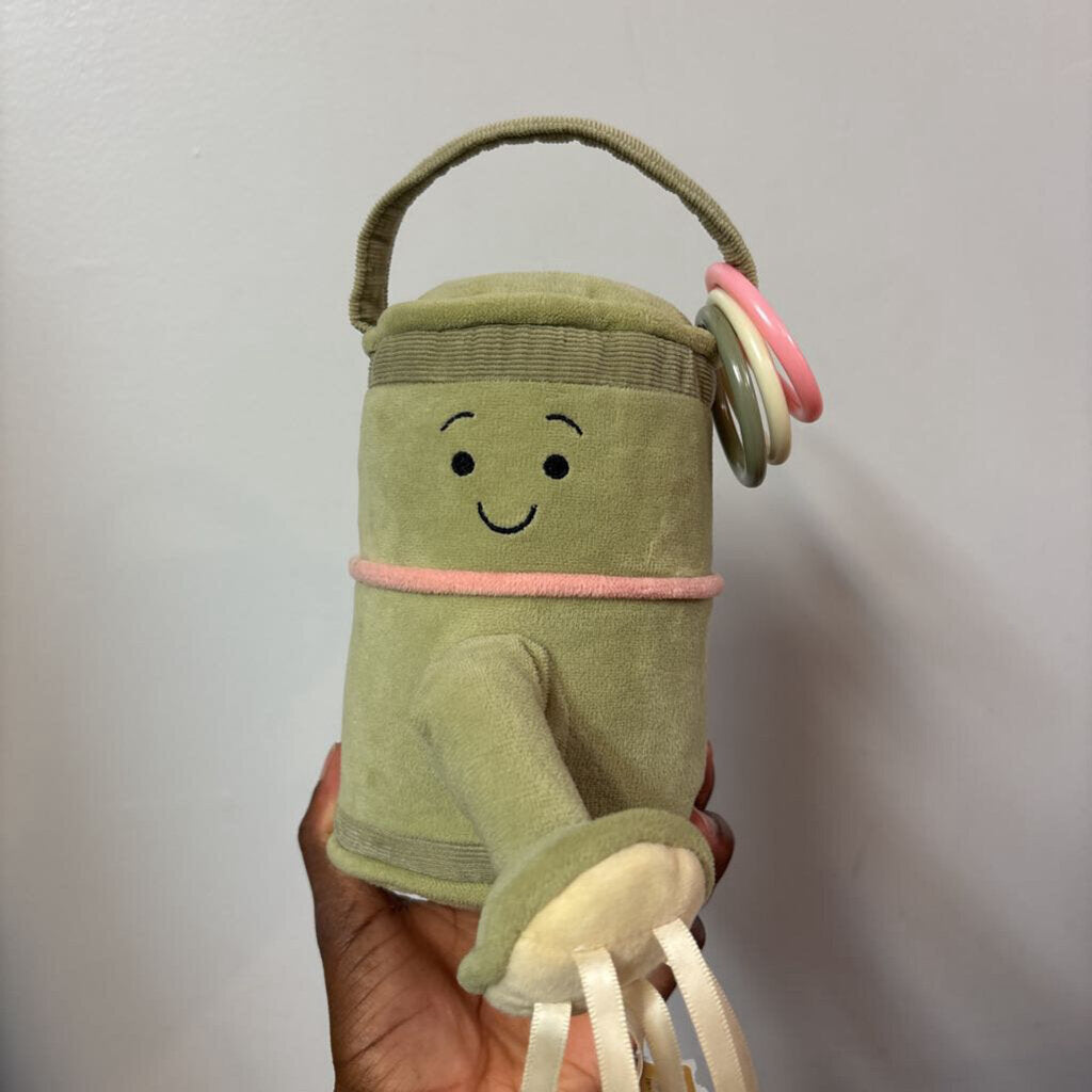 Jouet Arrosoir de jardin en TISSU a texturee