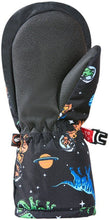 Charger l'image dans la galerie, Mitaines HIVER avec ZIP - Adorable Mittens ASTRO DINO 4-5 ans
