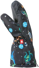 Charger l'image dans la galerie, Mitaines HIVER avec ZIP - Adorable Mittens ASTRO DINO 4-5 ans
