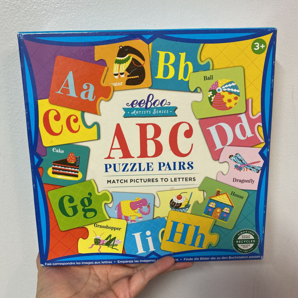 COMPLET Casse tete 26 paires assortis ABC