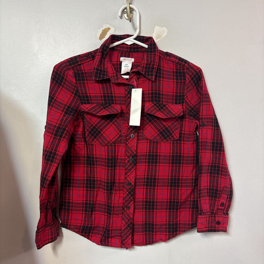 chemise manche longue 10-12 ans