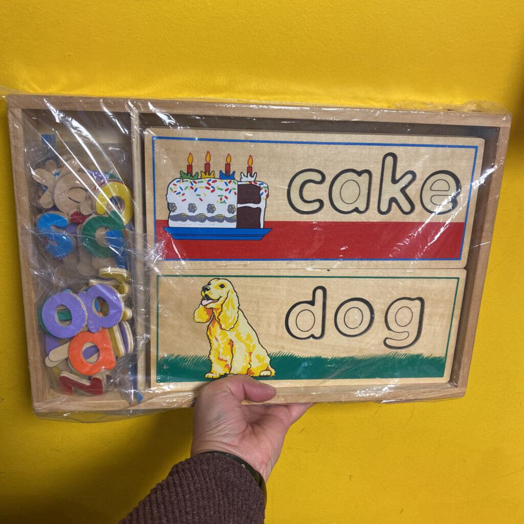 COMPLET Jeu d'apprentissage en BOIS See & Speil