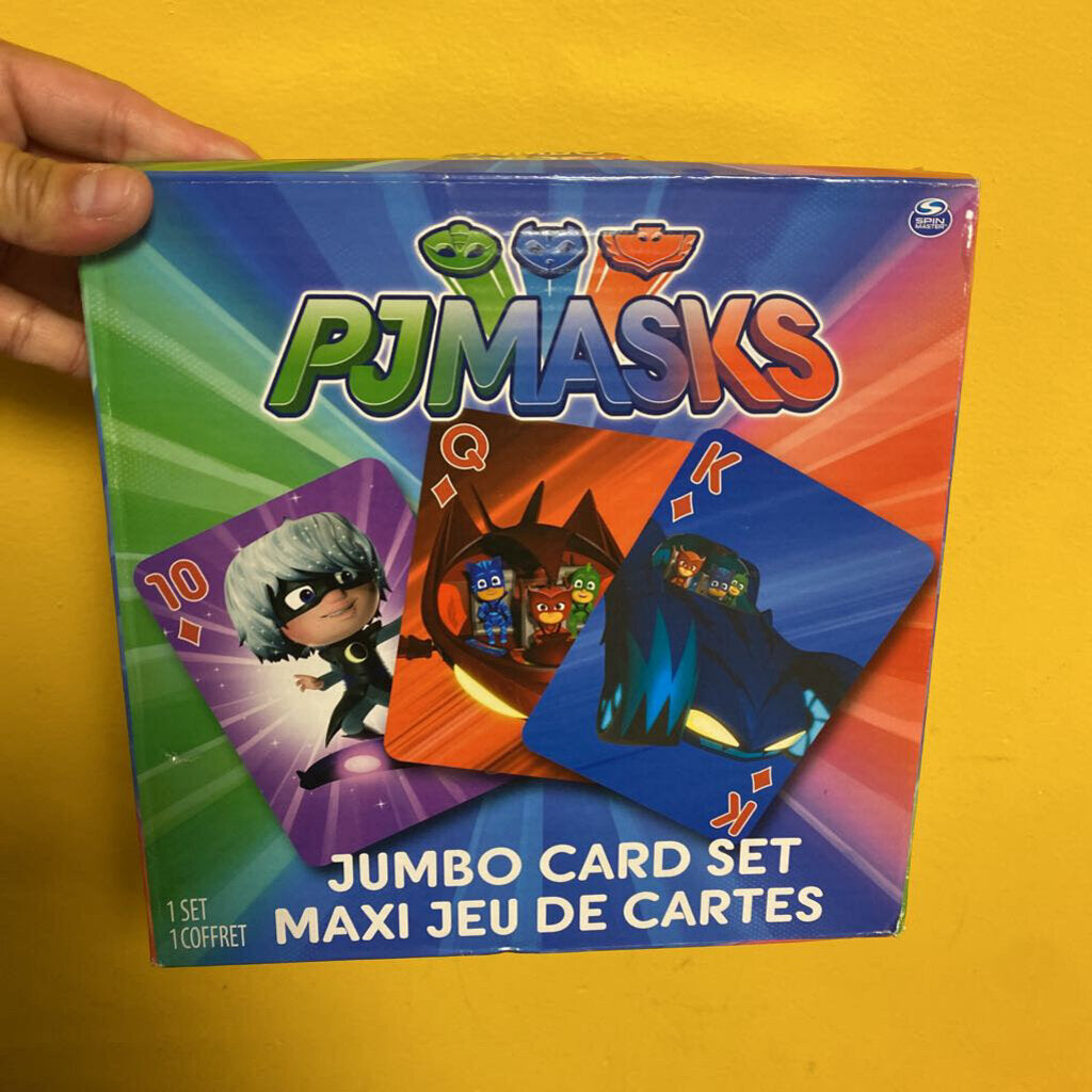 COMPLET jeu de cartes GEANT PJMasks