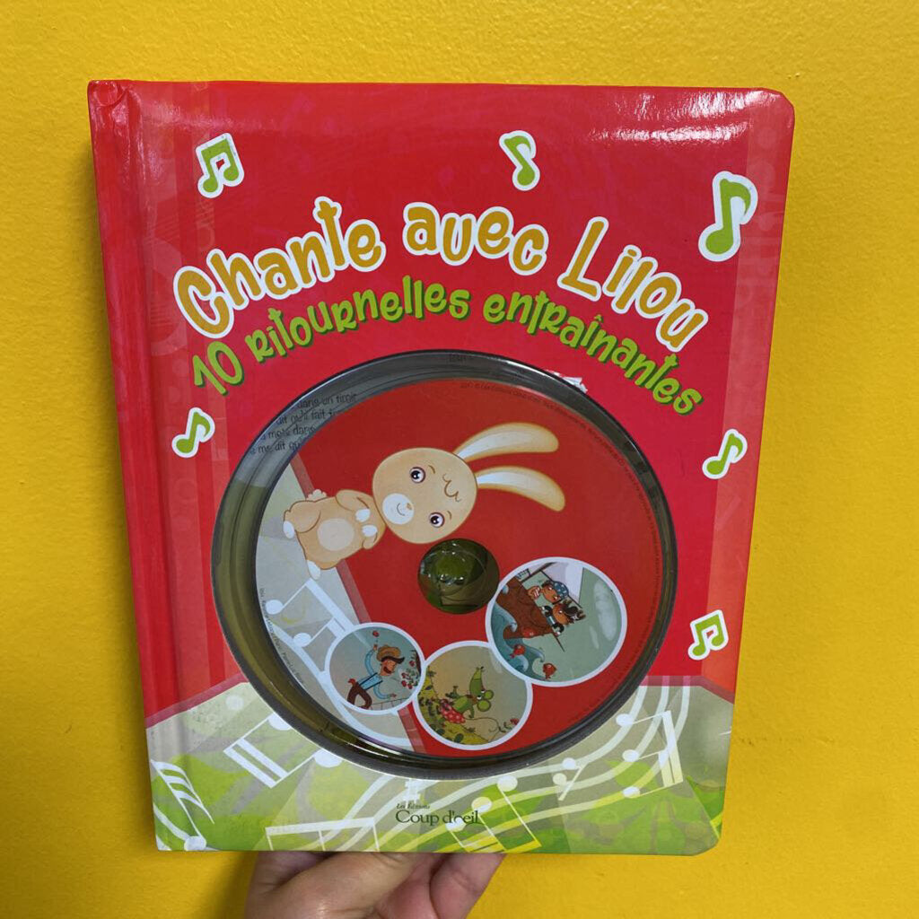 Livre+ CD Chante avec Lilou