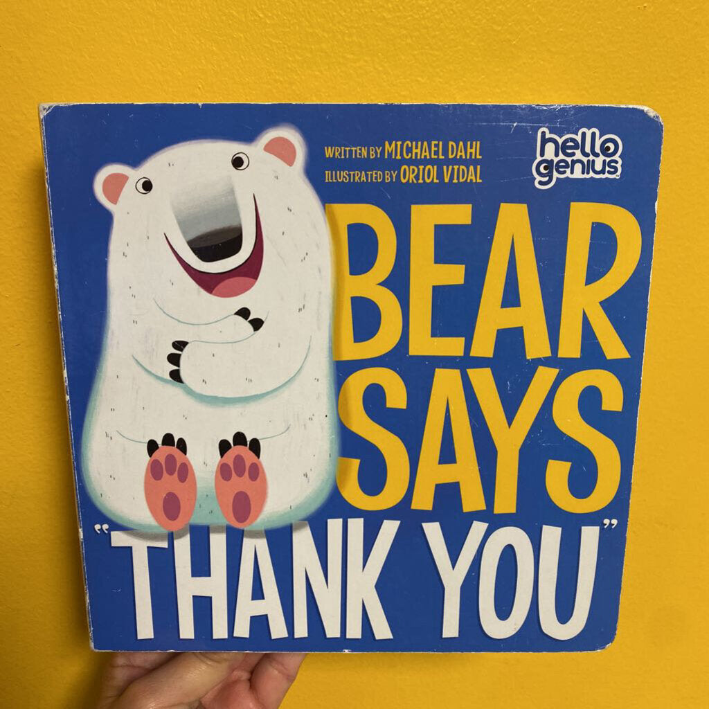 Bear says Thank you