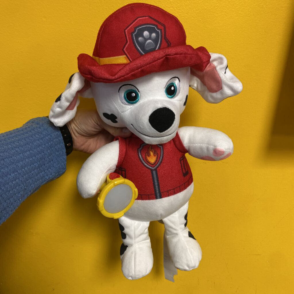 grande peluche PATPATROUILLE MARCUS 35 cm