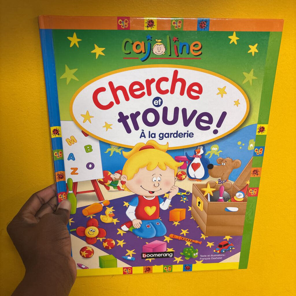 Livre Cherche et Trouve Cajoline a la Garderie