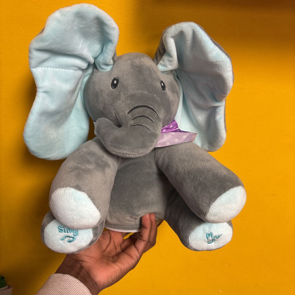 Peluche MUSICAL moyen -Elephant