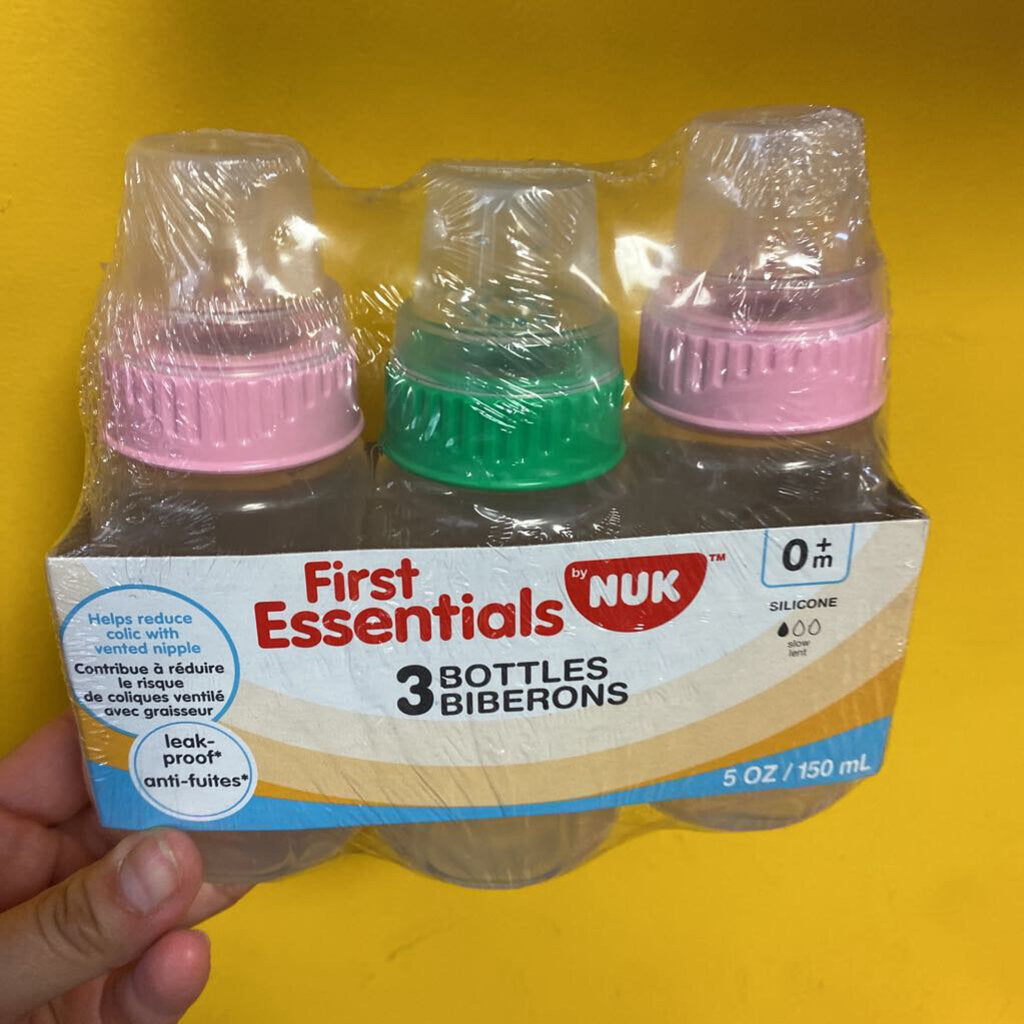 NEUF lot de 3 biberons 0+ mois
