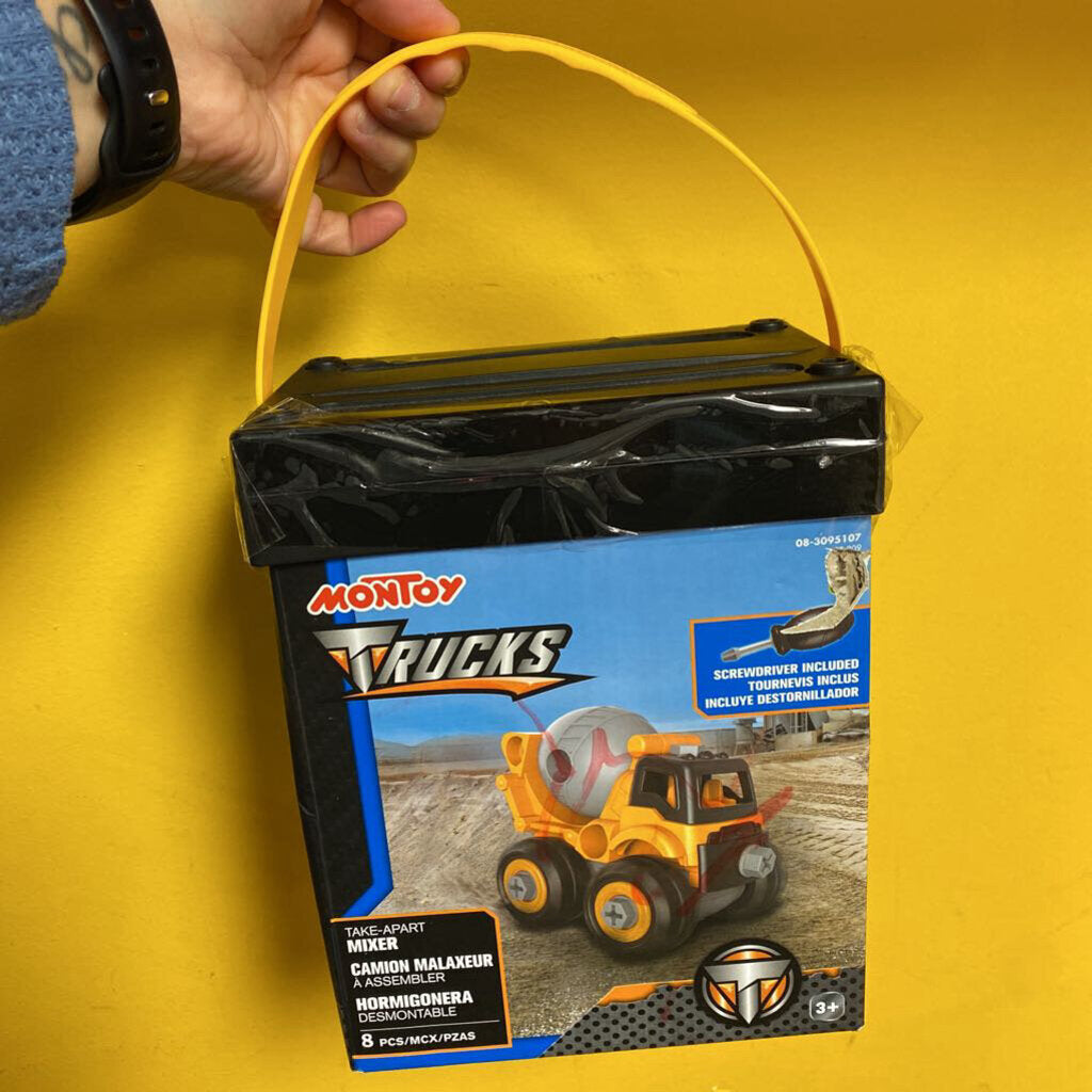 COMPLET Camion Excavatrice a assembler avec Tournevis