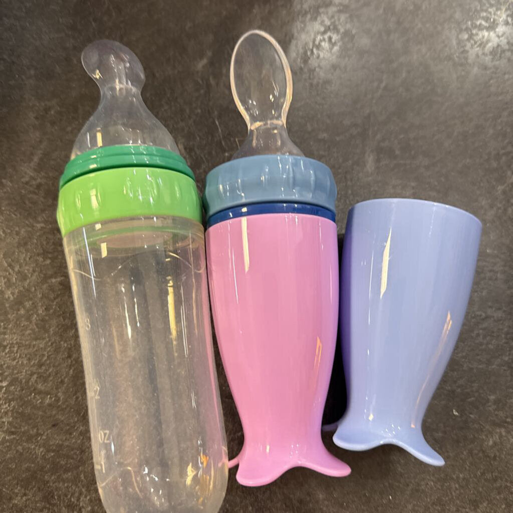 lot de 2 cuilleres distributices d aliments + acces