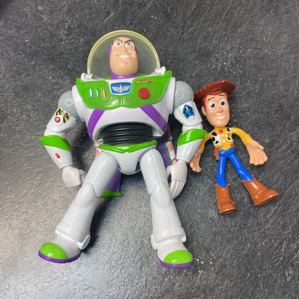 Lot de 2 Figurines BUZZ LIGHT YEAR fait SON + GOODY