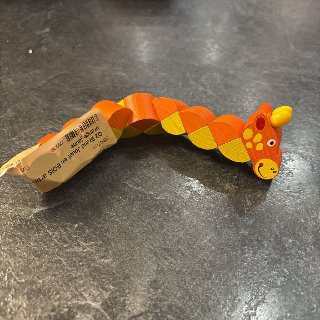 Jouet en BOIS articulaire GIRAFE