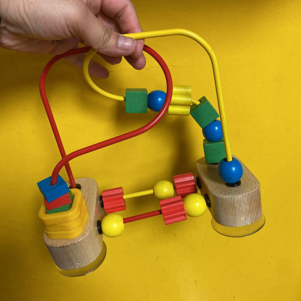 PETIT Labyrinthe a billes en BOIS et PLASTIQUE