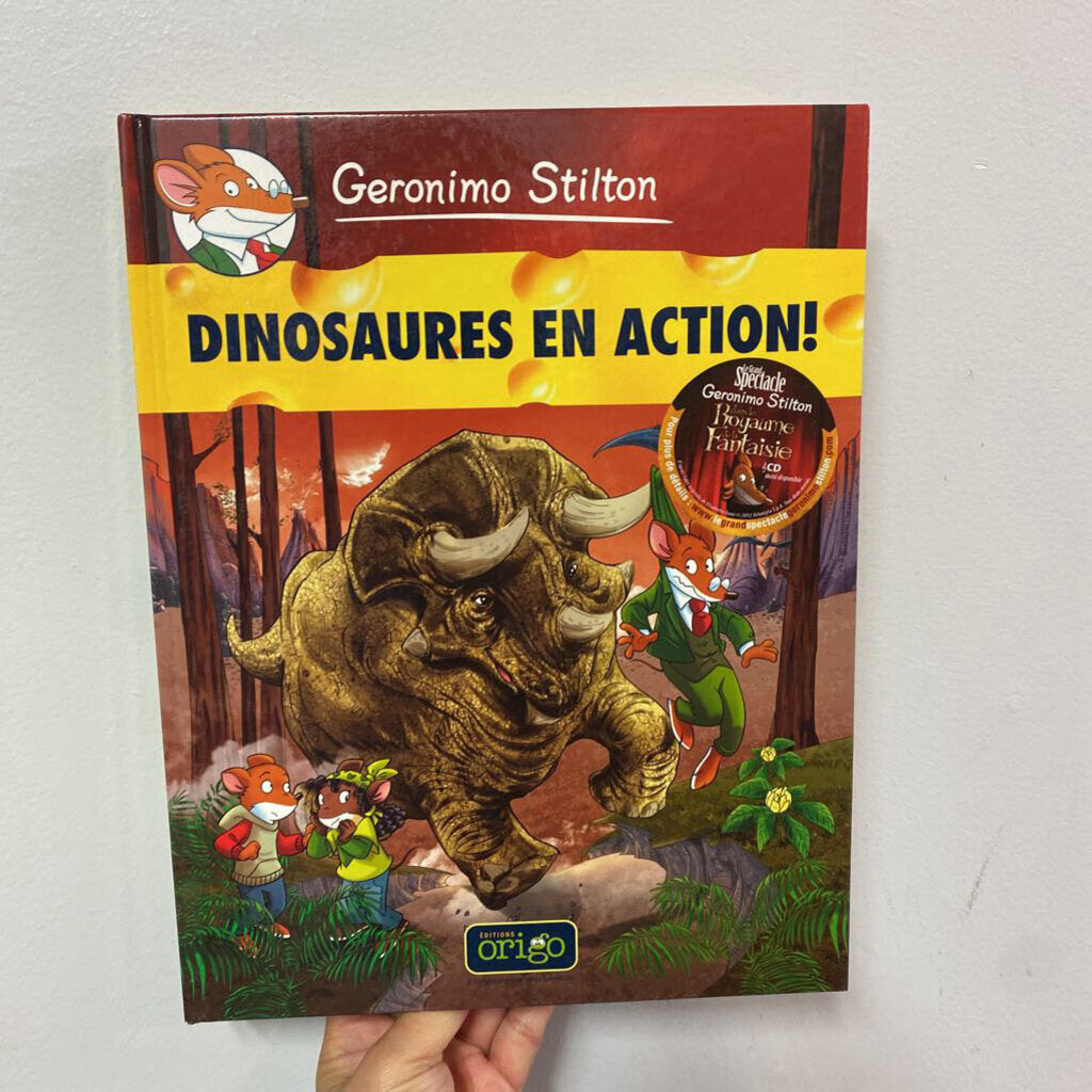 BD - Geronimo stilton dinosaures en action