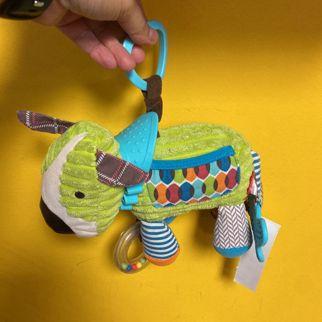 Jouet pour poussette a texturee CHIEN