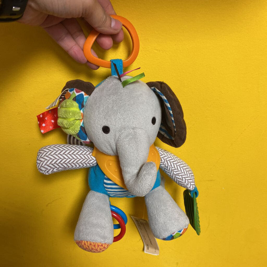 Jouet pour pousette a texturee ELEPHANT