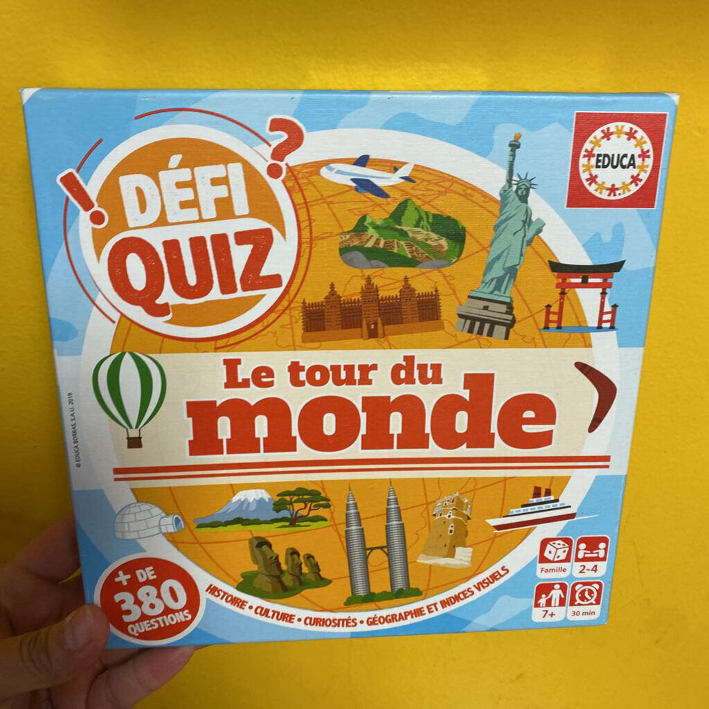 COMPLET Jeu d'apprentissage Le Tour du Monde