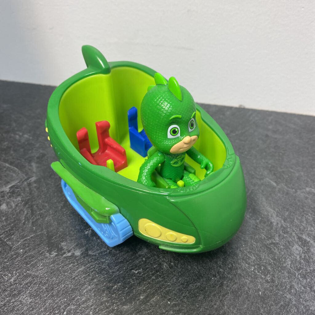 PETIT Voiture PYJMASK avec figurine GLUGLU