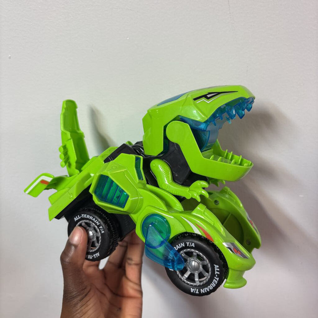 Voiture TRANSFORMABLE fait SON et ca bouge DINOSAURE