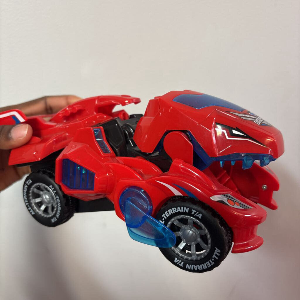 Voiture TRANSFORMABLE fait SON et ca bouge DINOSAURE