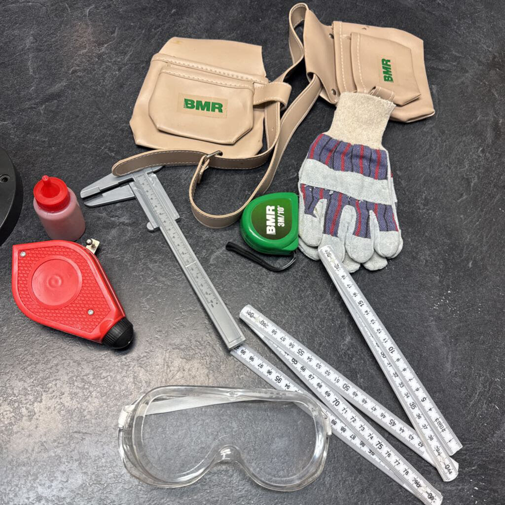 IMPECC Jouet lot de 8 outils CONSTRUCTION