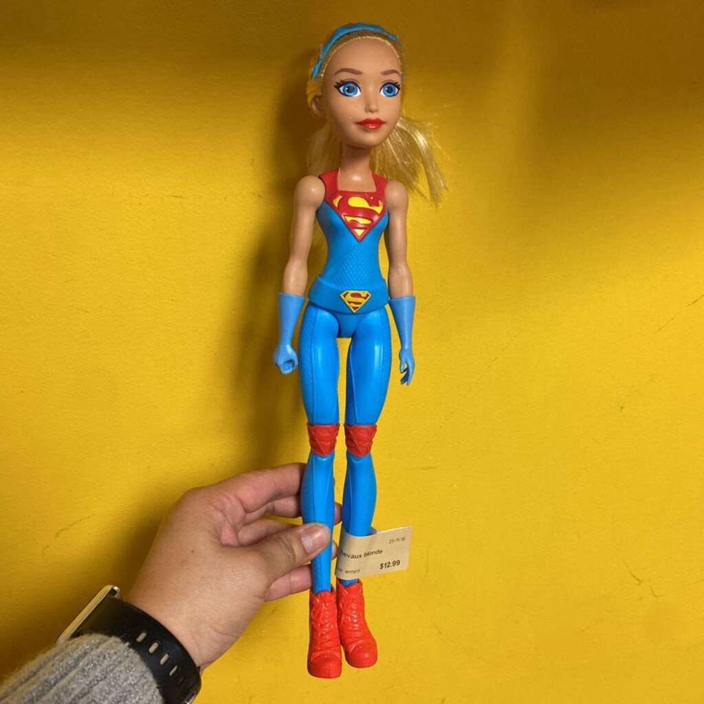 Pouppe Style Barbie chevaux blonde SUPER GIRL