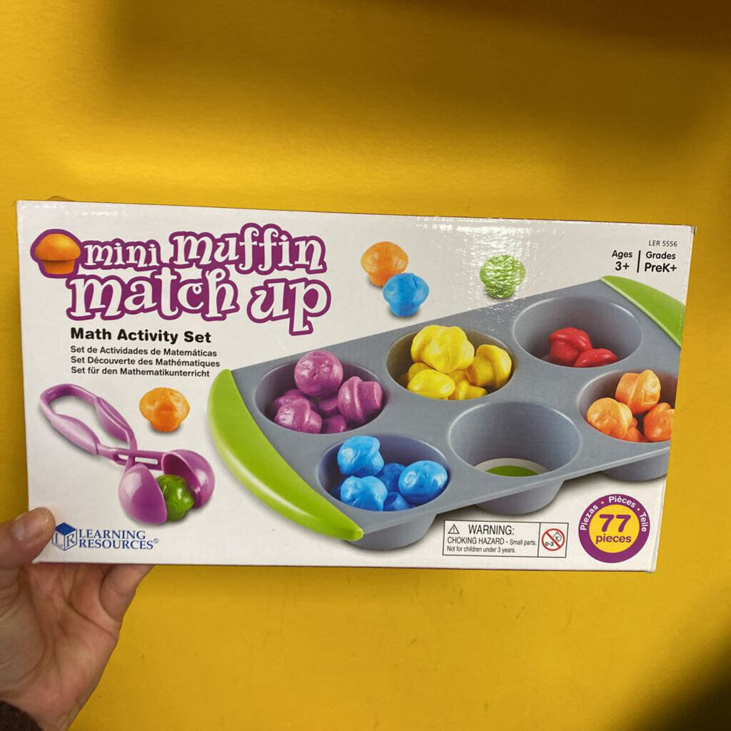 COMPLET et IMPECC Jouet EDUCATIF Mini Muffin Match Up