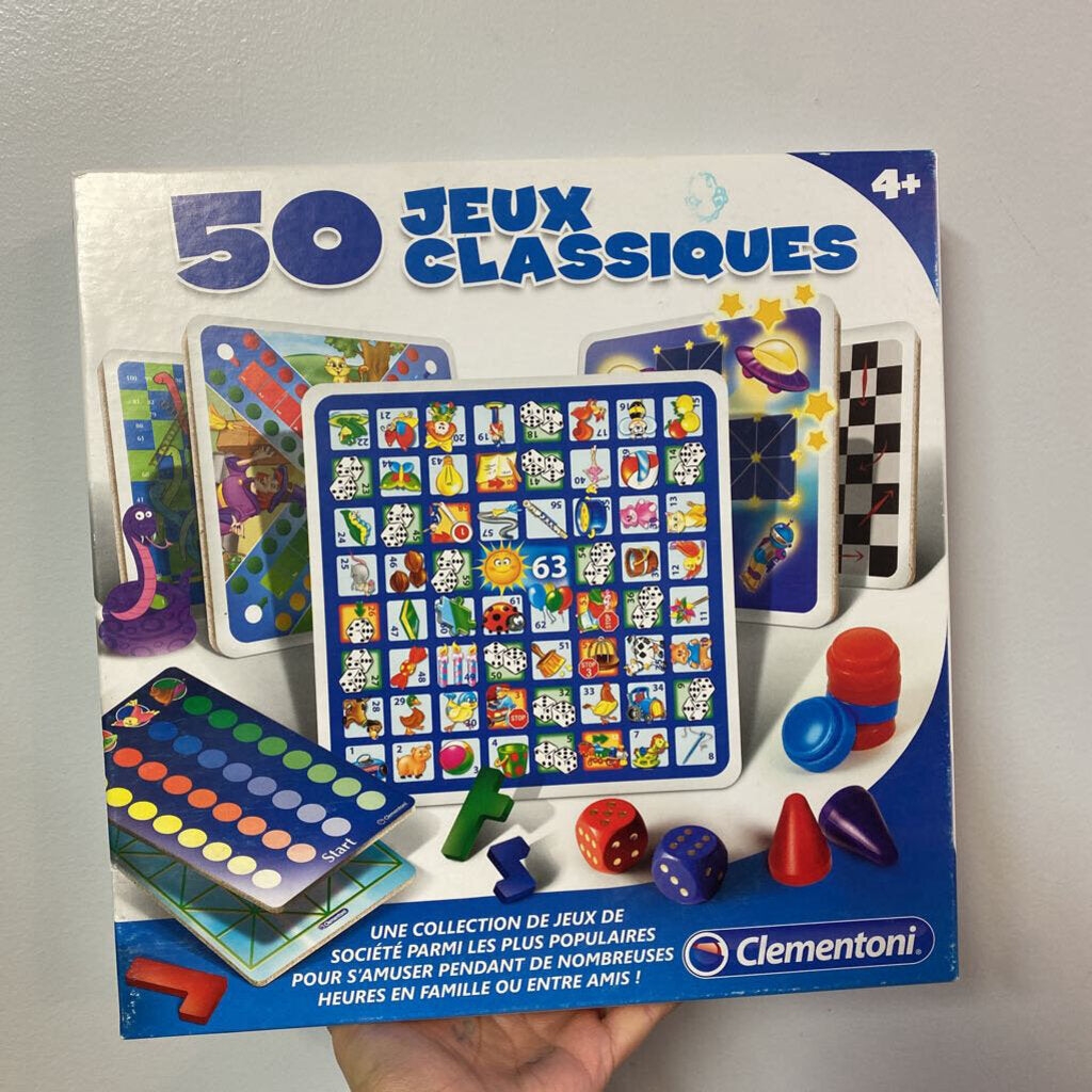 IMPECC 50 jeux classiques assortis