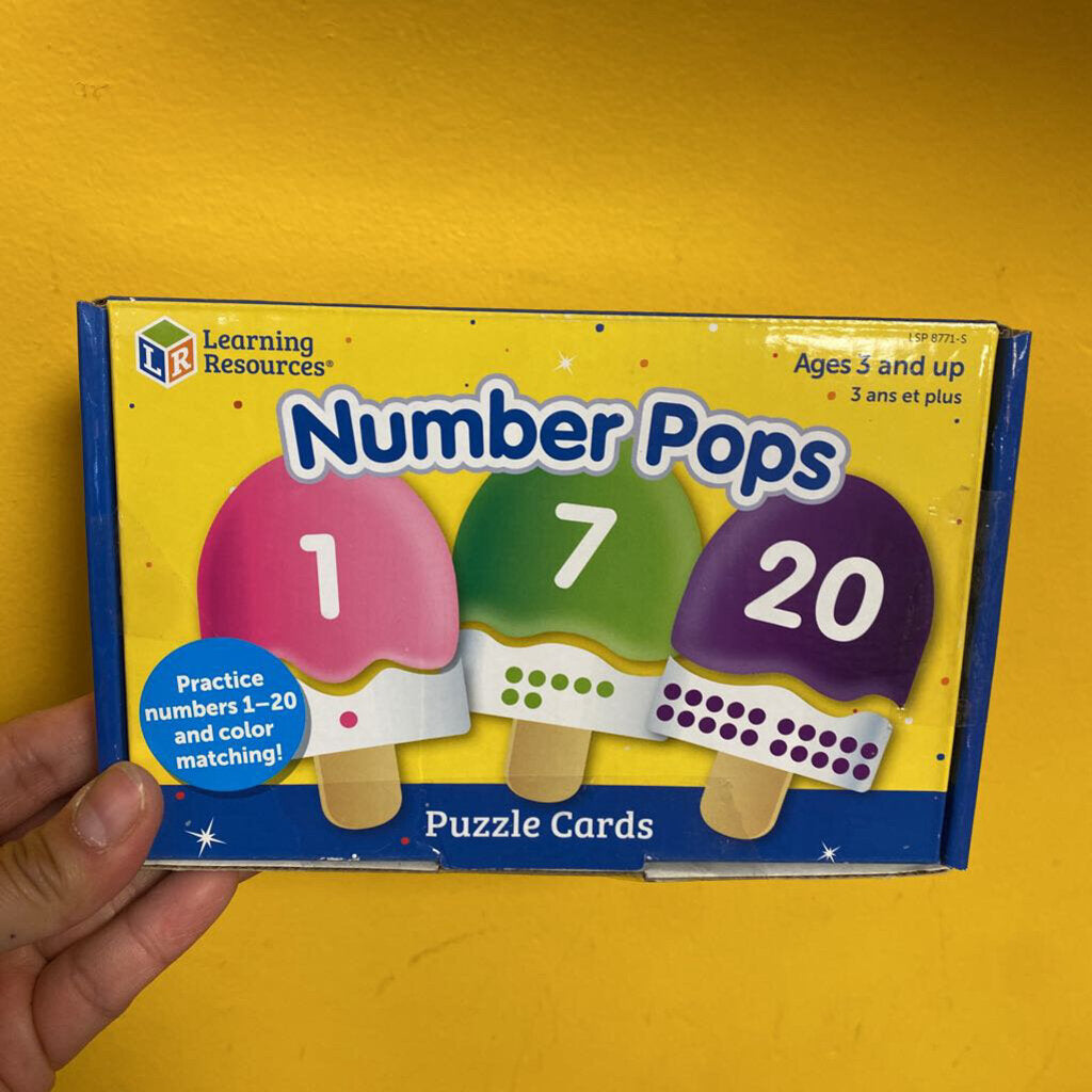 COMPLET Jeu EDUCATIF casse tete DUO 20 pcs Number Pops